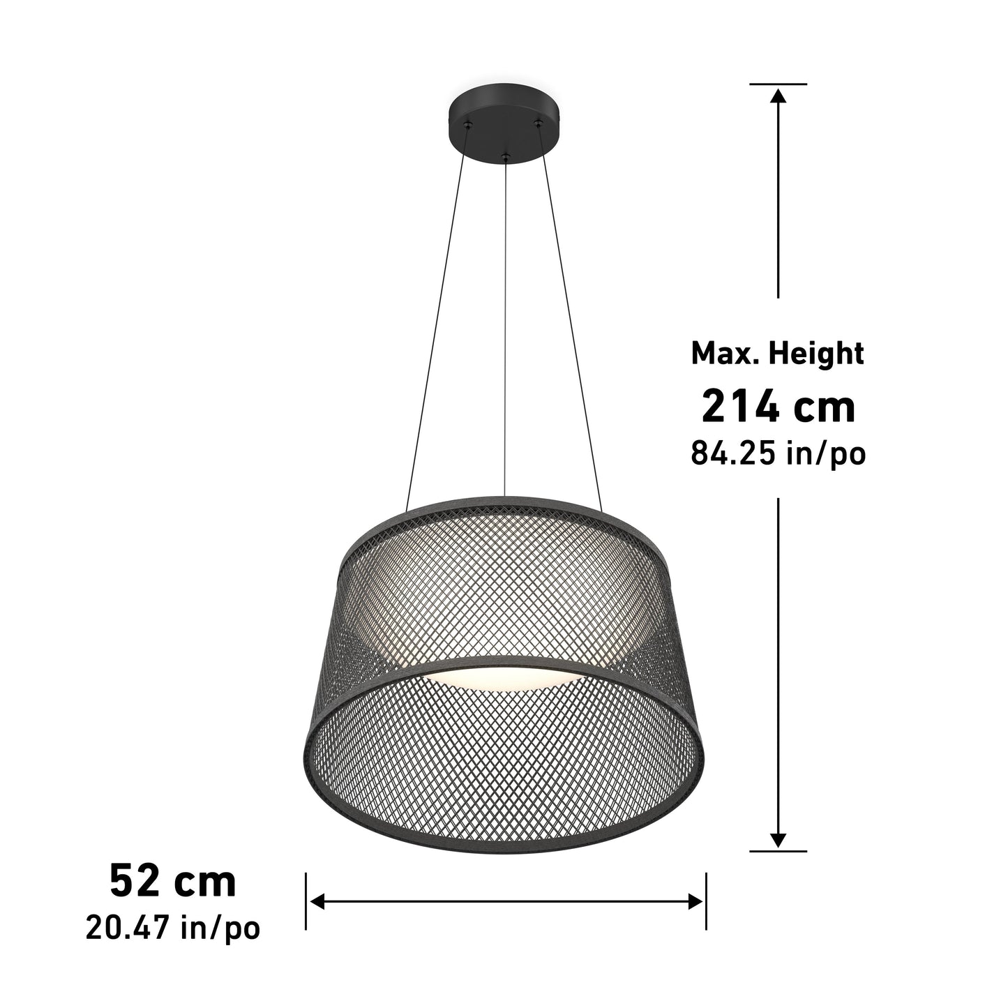 Adrian LED pendant light 3 CCT