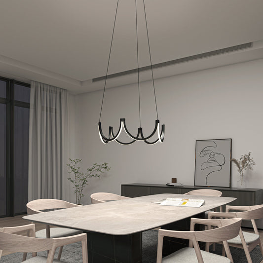 Adelia LED pendant light 5 CCT