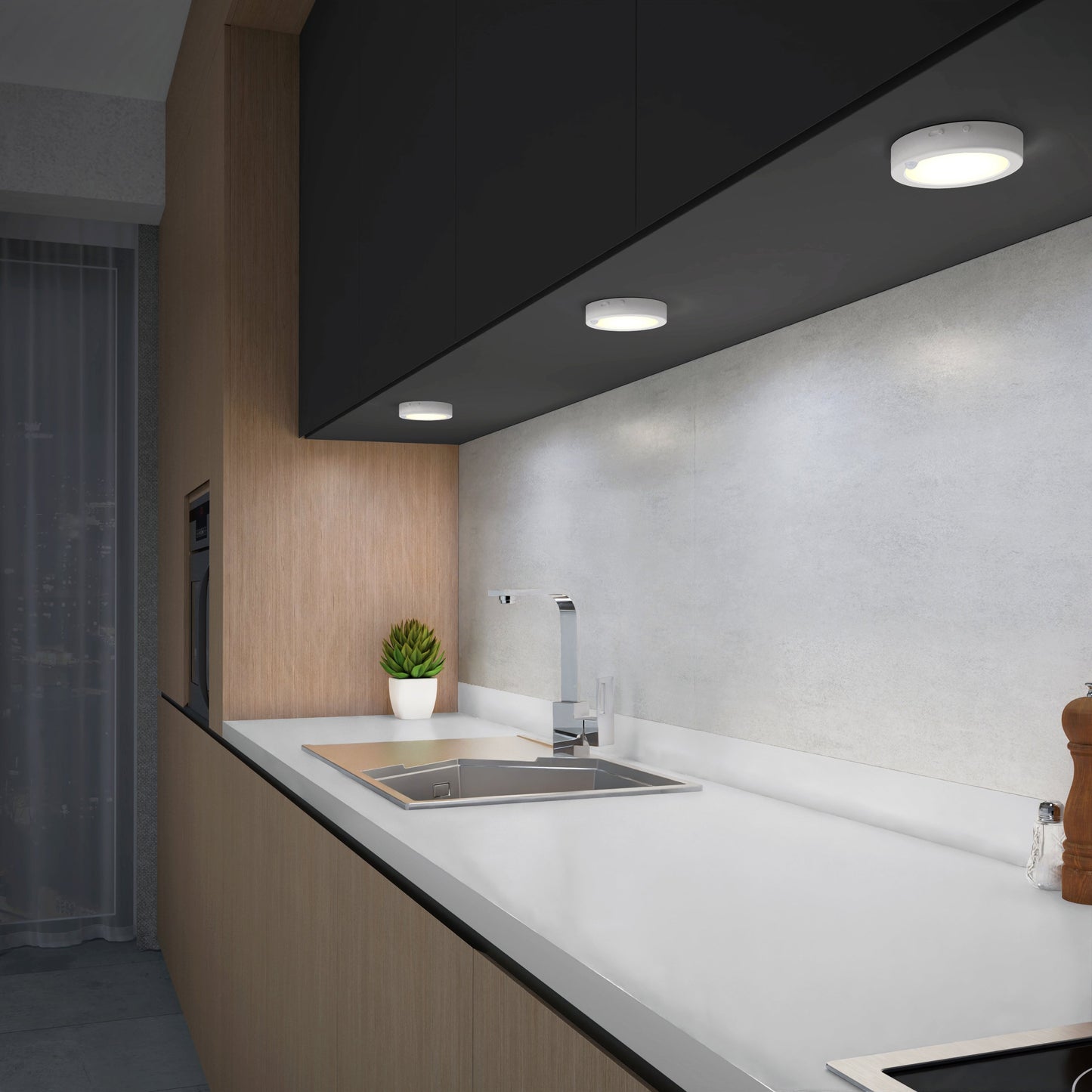 Accent under cabinet LED light 3CCT - pack of 3