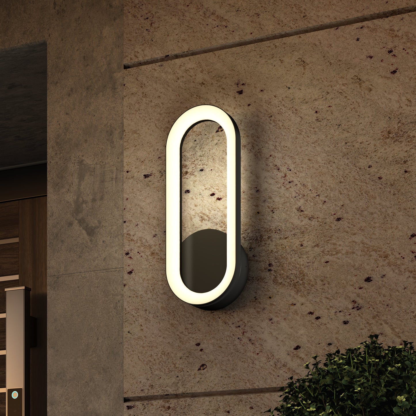 Aiden modern LED indoor-outdoor wall light 5 CCT