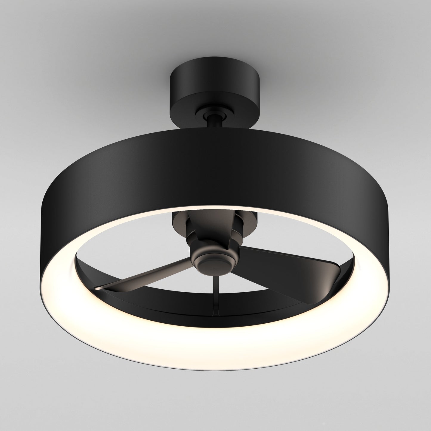 Aiden 24 in. LED modern ceiling fan 3 speeds - with remote