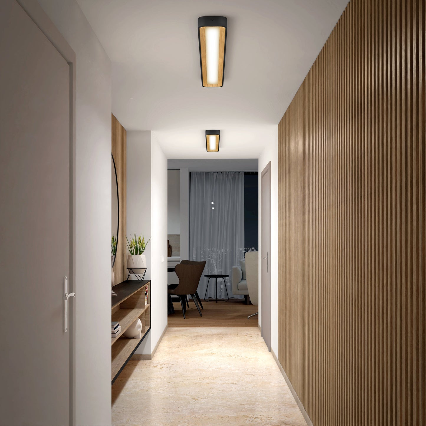 Alton 48 in. LED flush mount light 5 CCT