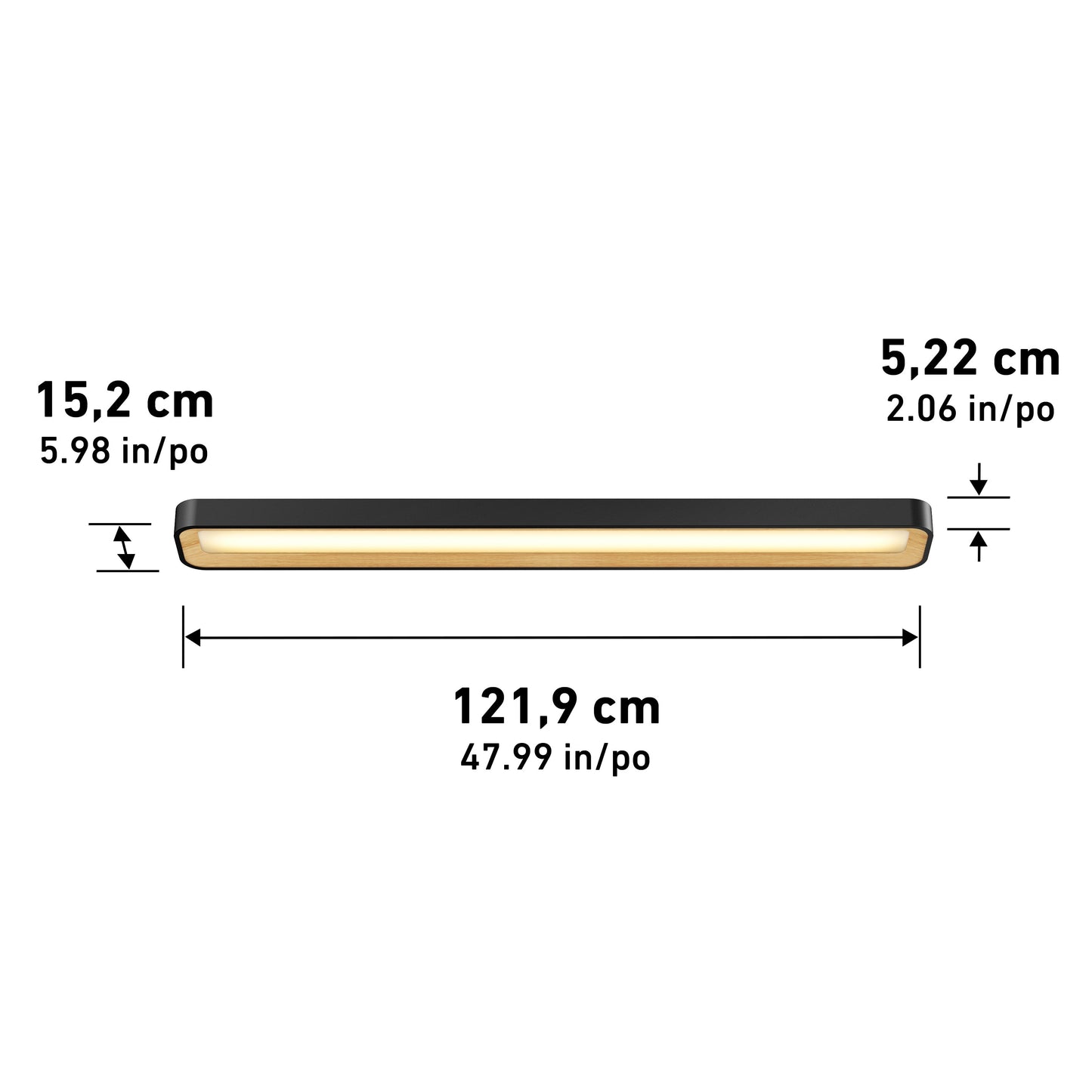 Alton 48 in. LED flush mount light 5 CCT