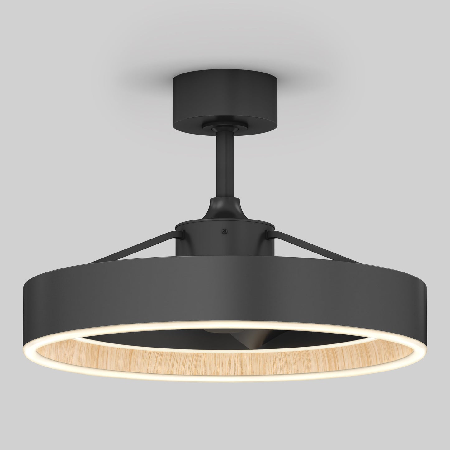 Alton 24 in. LED modern ceiling fan 3 speeds - with remote
