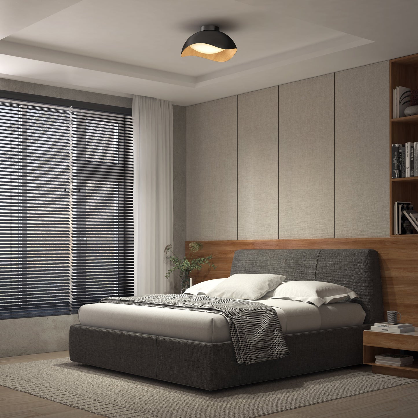 Adara 15 in. LED flush mount light 5 CCT