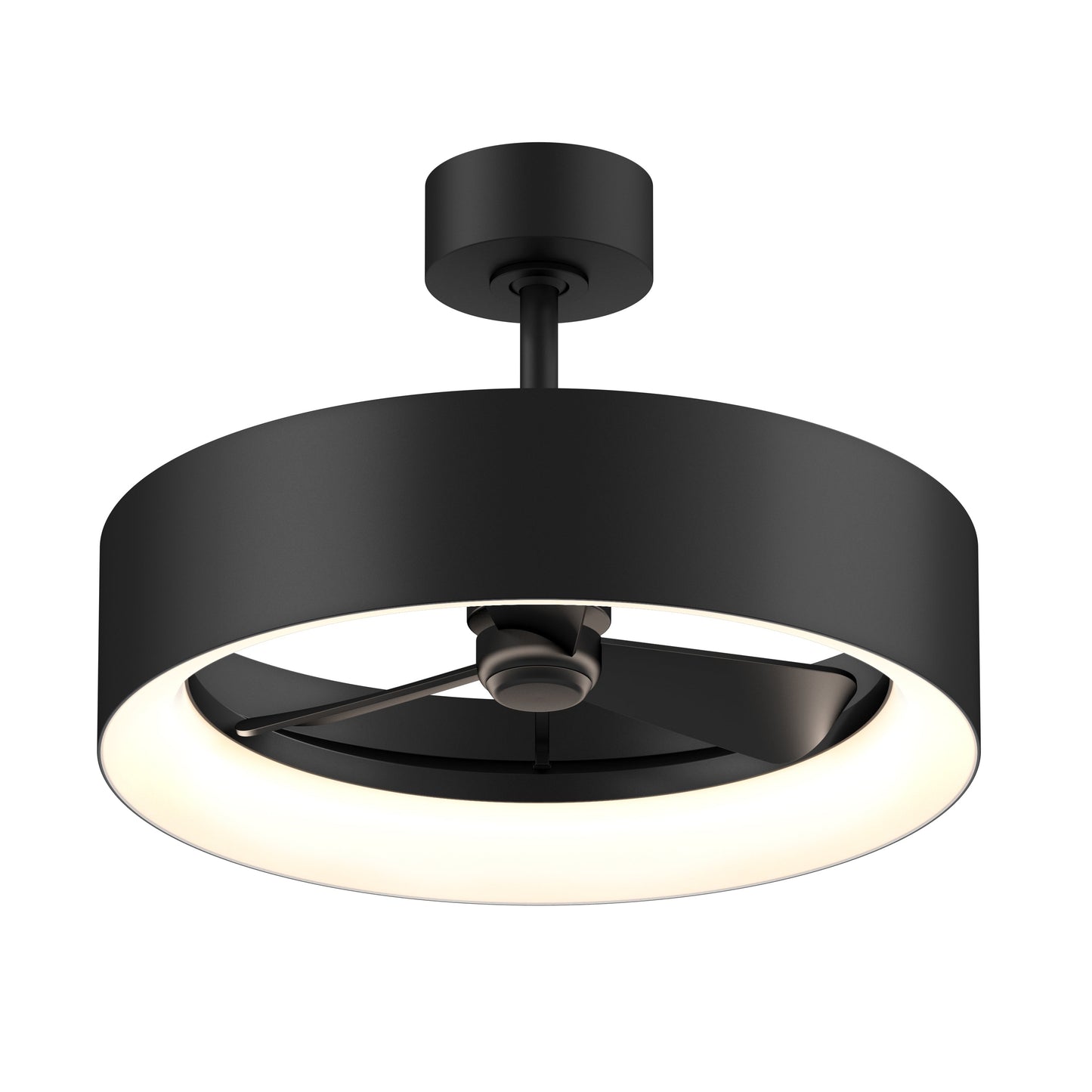 Aiden 24 in. LED modern ceiling fan 3 speeds - with remote