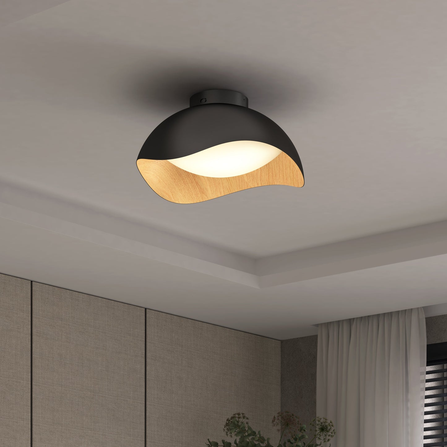 Adara 15 in. LED flush mount light 5 CCT