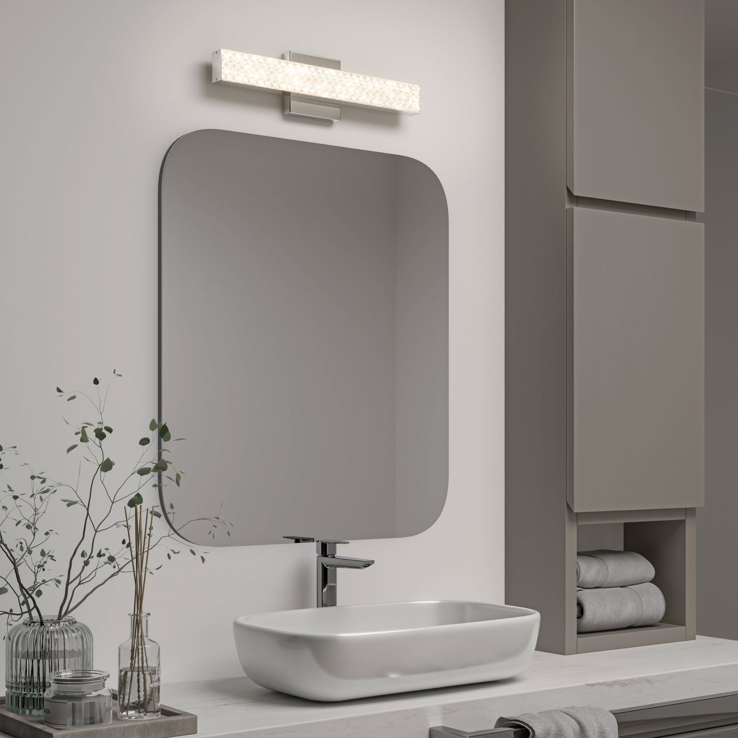 Adeline 18-in (46 cm) Integrated LED 3-CCT Vanity Light Bar for Bathroom