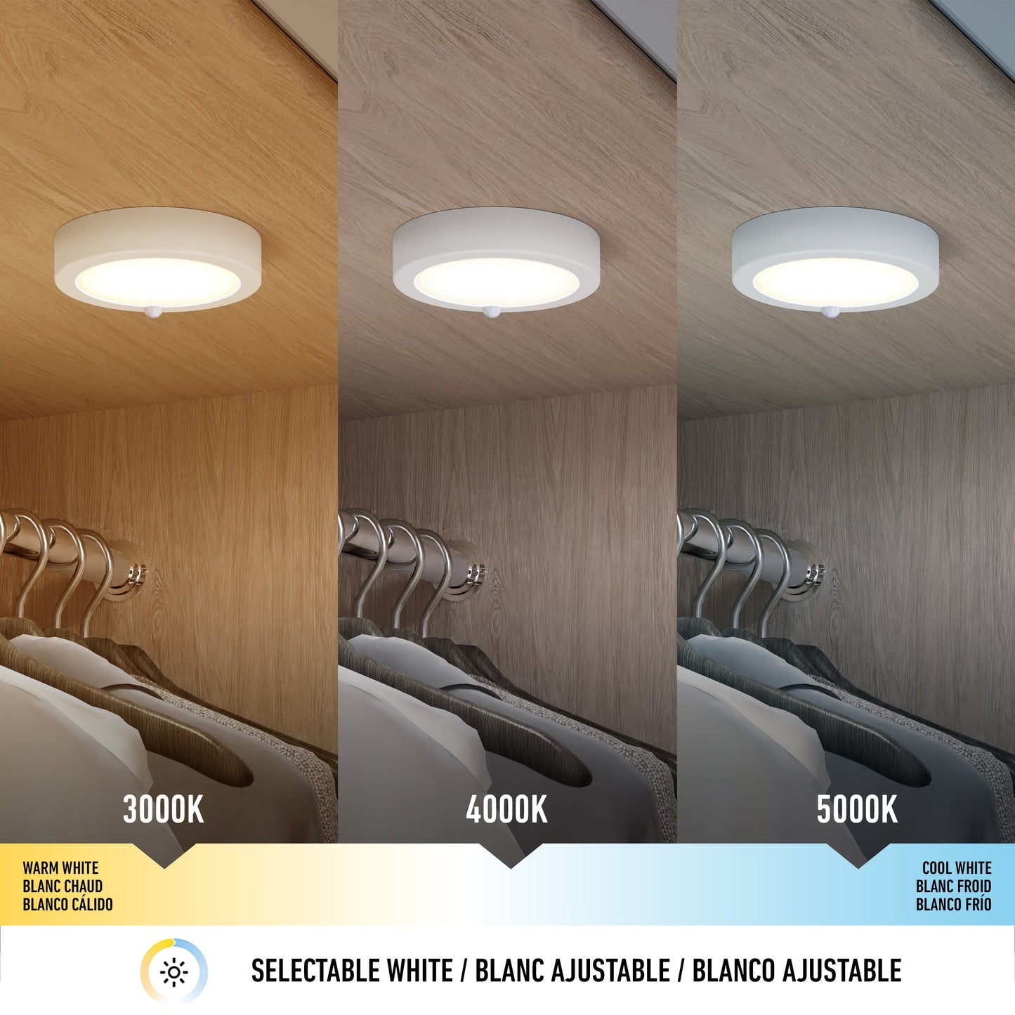 Accent under cabinet LED light 3CCT - pack of 3