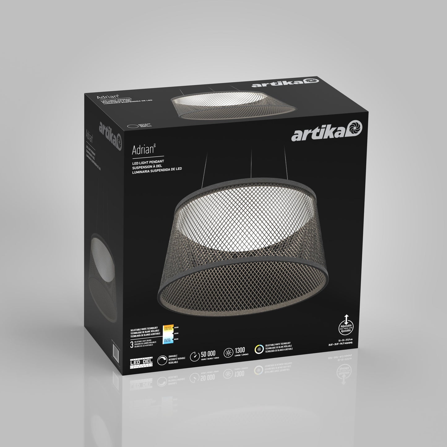 Adrian LED pendant light 3 CCT