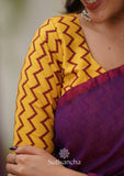 Dhiyona SS Sutisancha Dualtone Purple Handloom Cotton Saree
