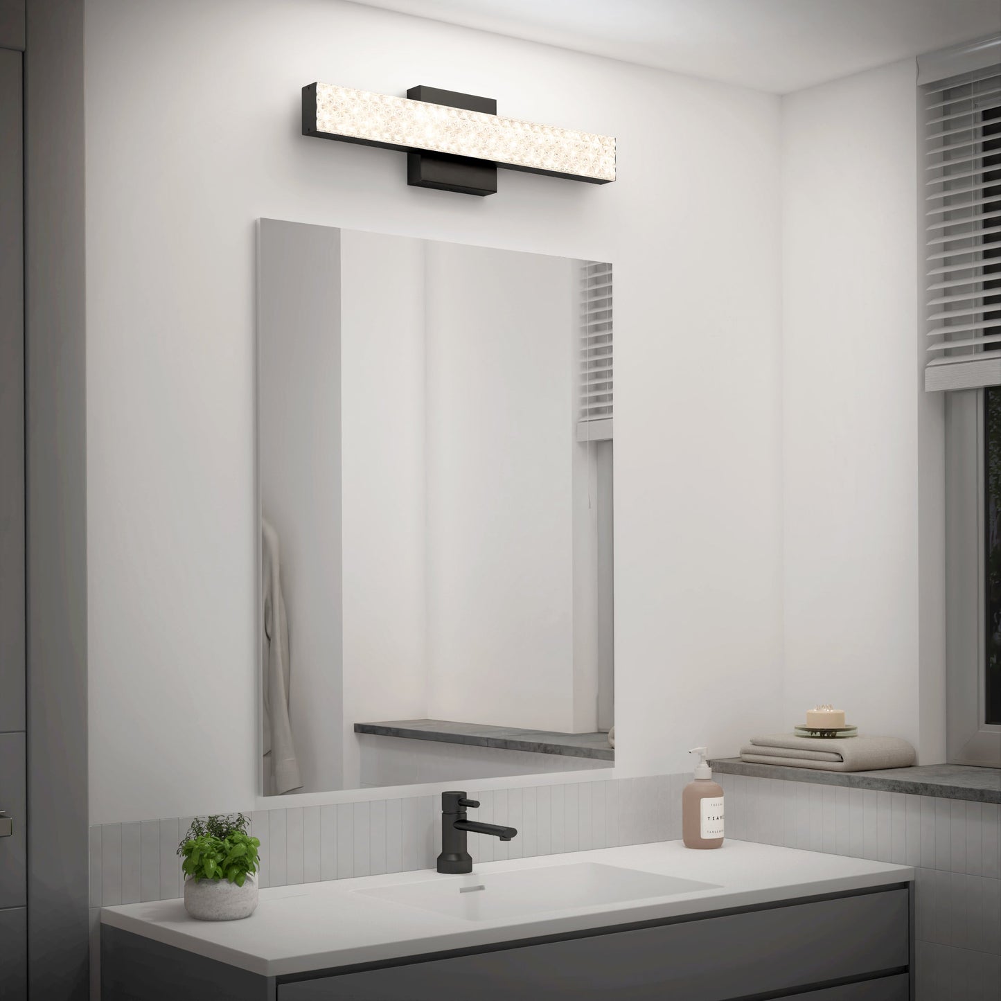 Adeline 18-in (46 cm) Integrated LED 3-CCT Vanity Light Bar for Bathroom