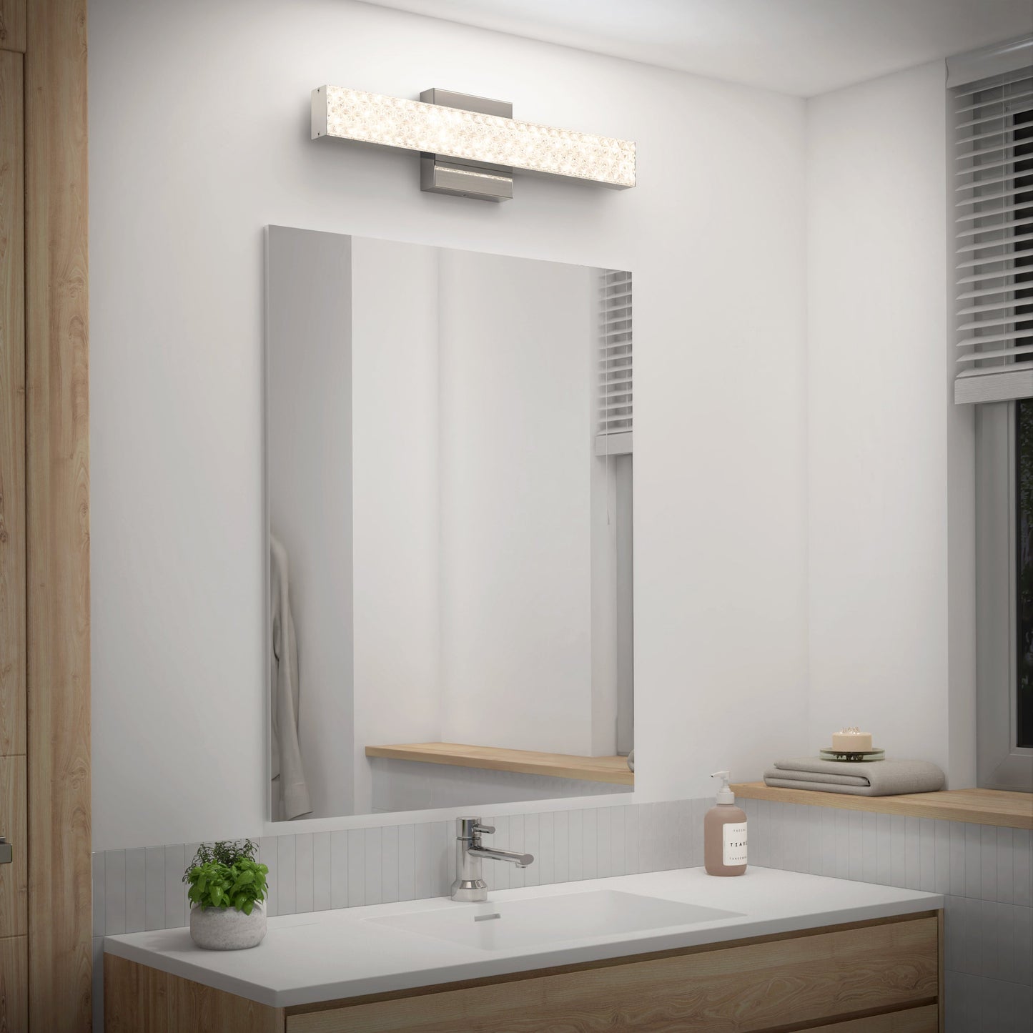 Adeline 18-in (46 cm) Integrated LED 3-CCT Vanity Light Bar for Bathroom