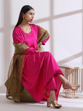 Dhiyona ST 1 Pc Dupatta - Golden Dual Shade Glass Tissue Dupatta